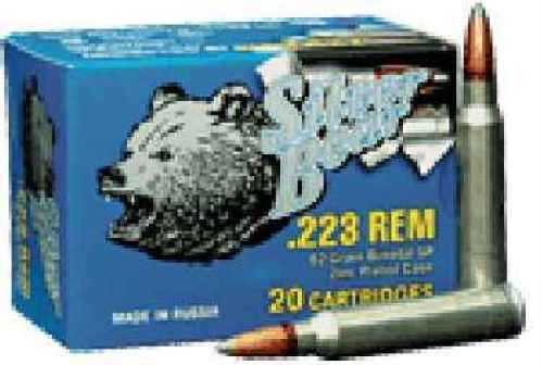 223 Rem 62 Grain Soft Point 20 Rounds BEAR Ammunition 223 Remington